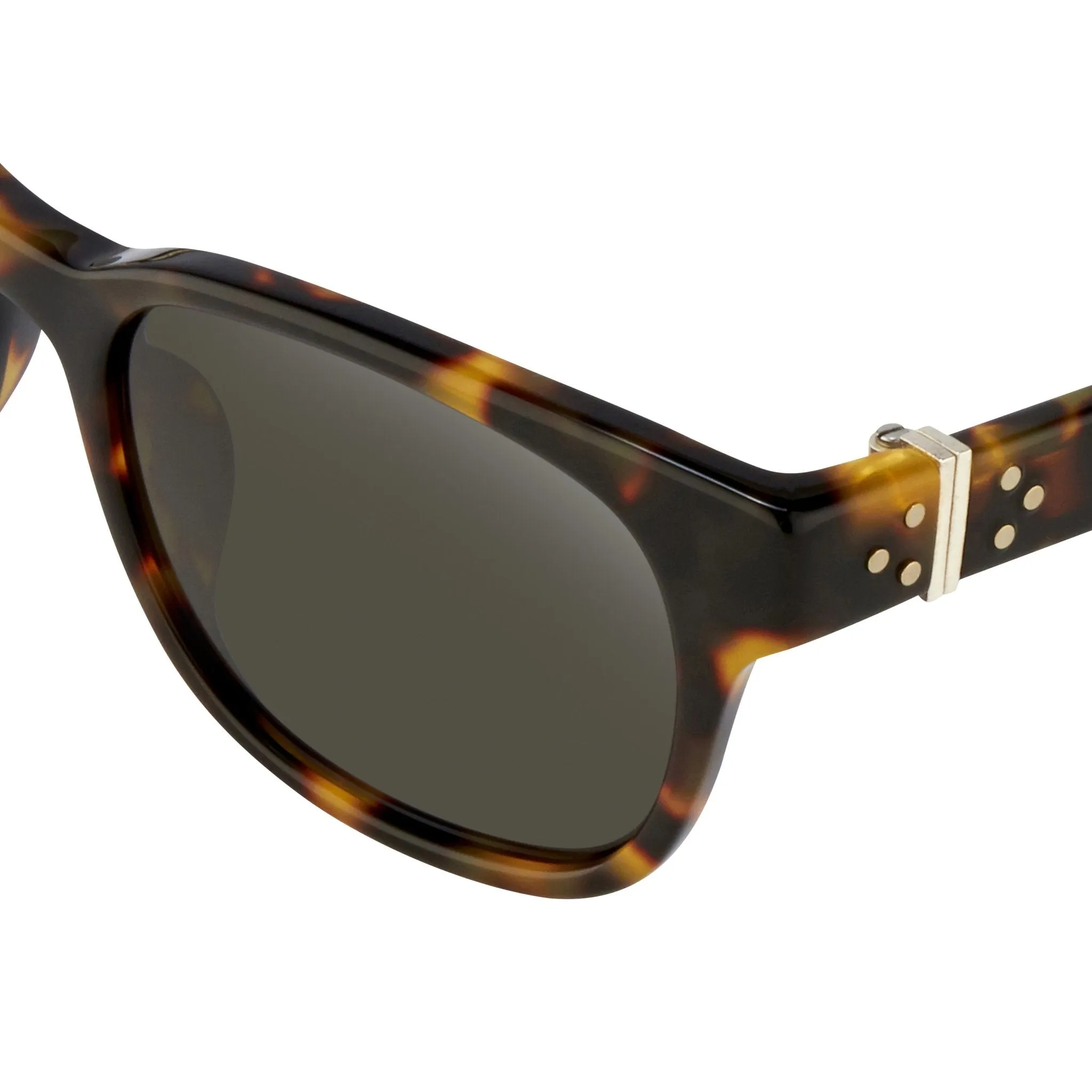 Ann Demeulemeester Sunglasses Rectangular Tortoise Shell and Grey