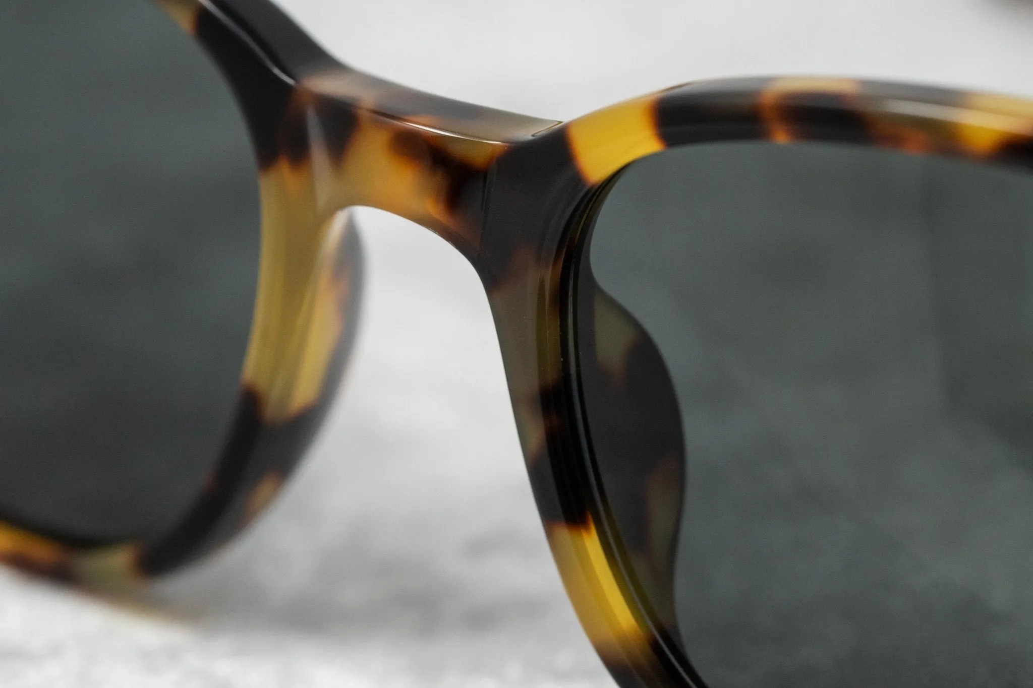 Ann Demeulemeester Sunglasses Rectangular Tortoise Shell and Grey
