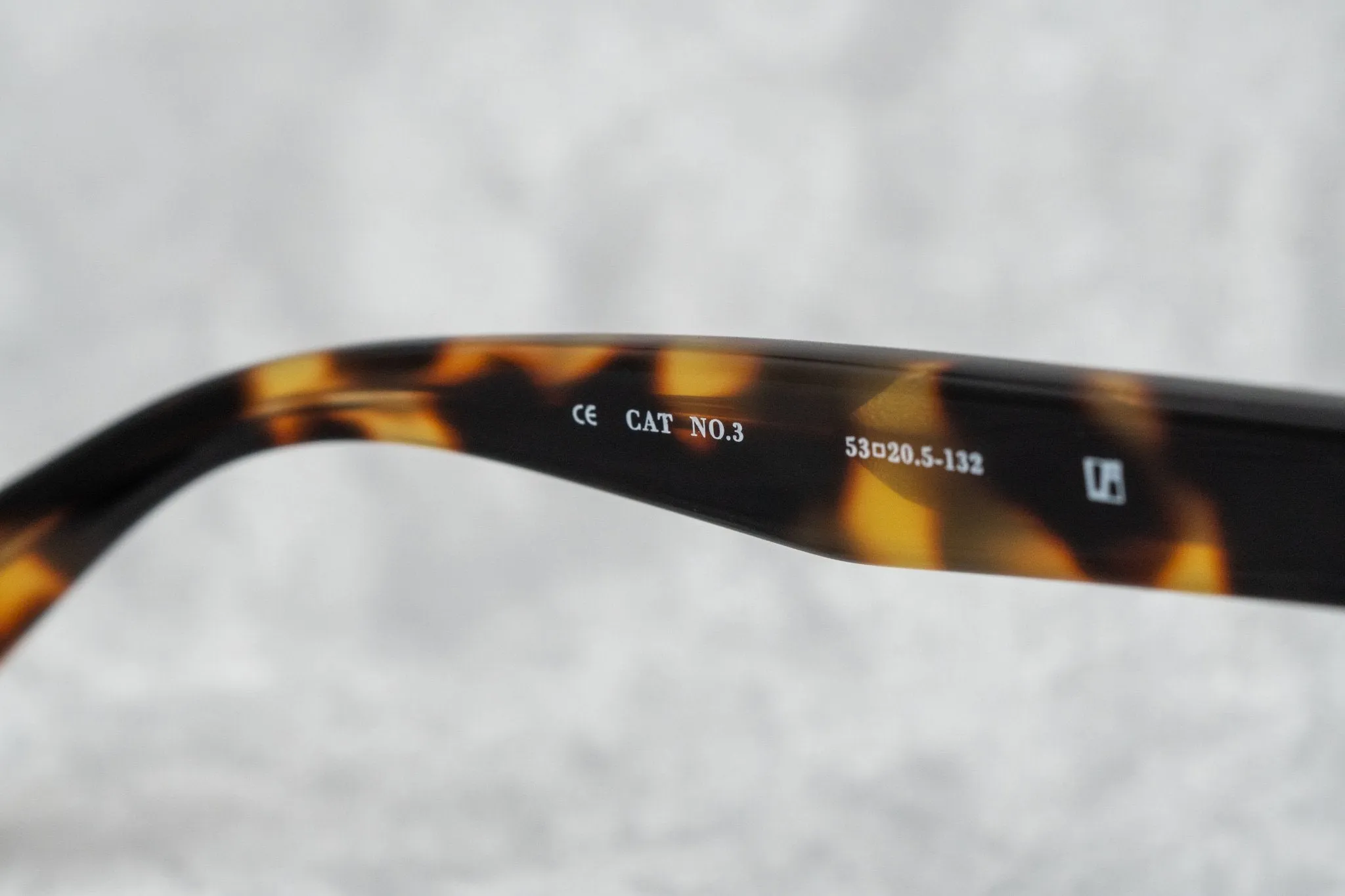 Ann Demeulemeester Sunglasses Rectangular Tortoise Shell and Grey