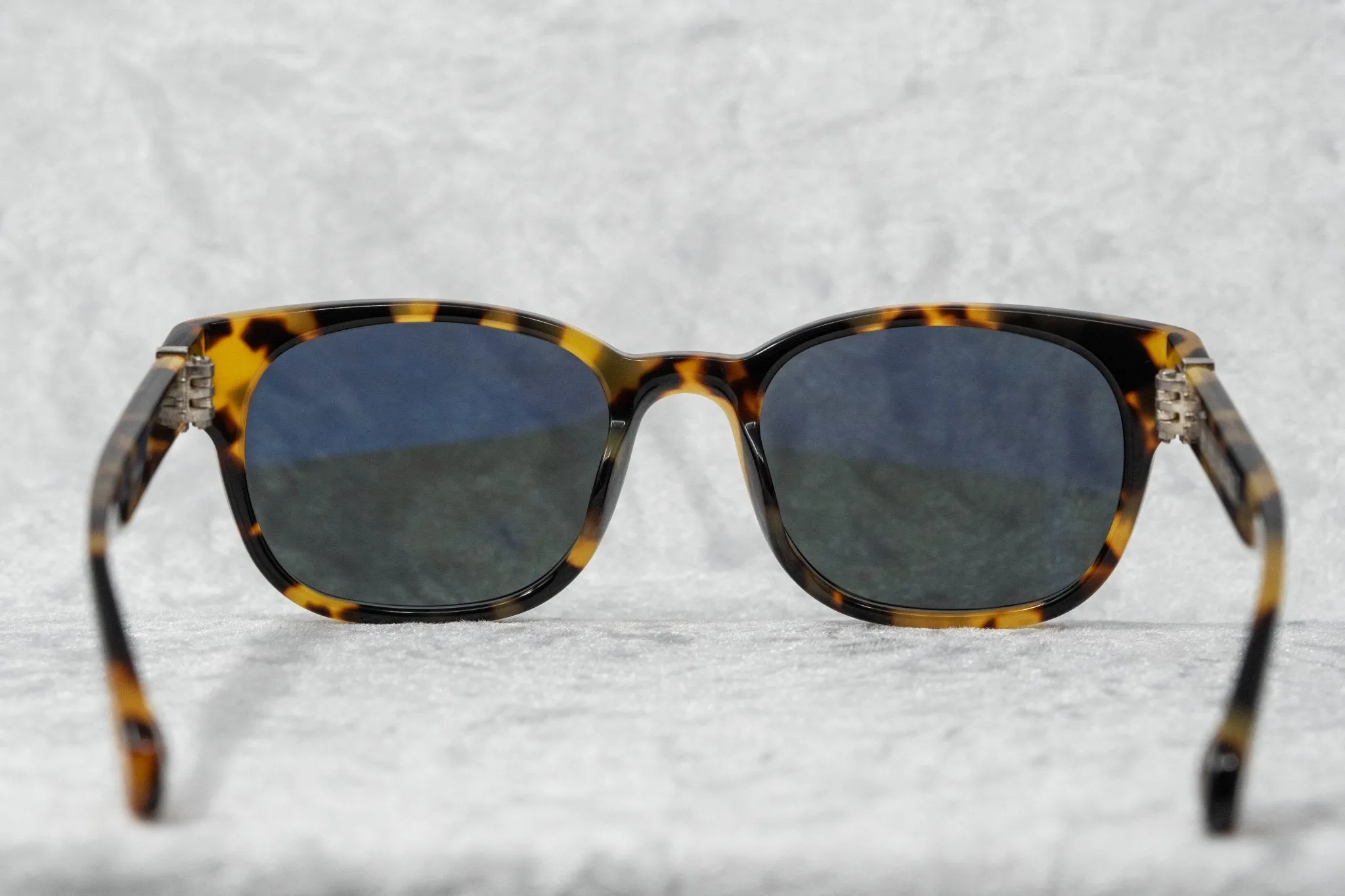 Ann Demeulemeester Sunglasses Rectangular Tortoise Shell and Grey