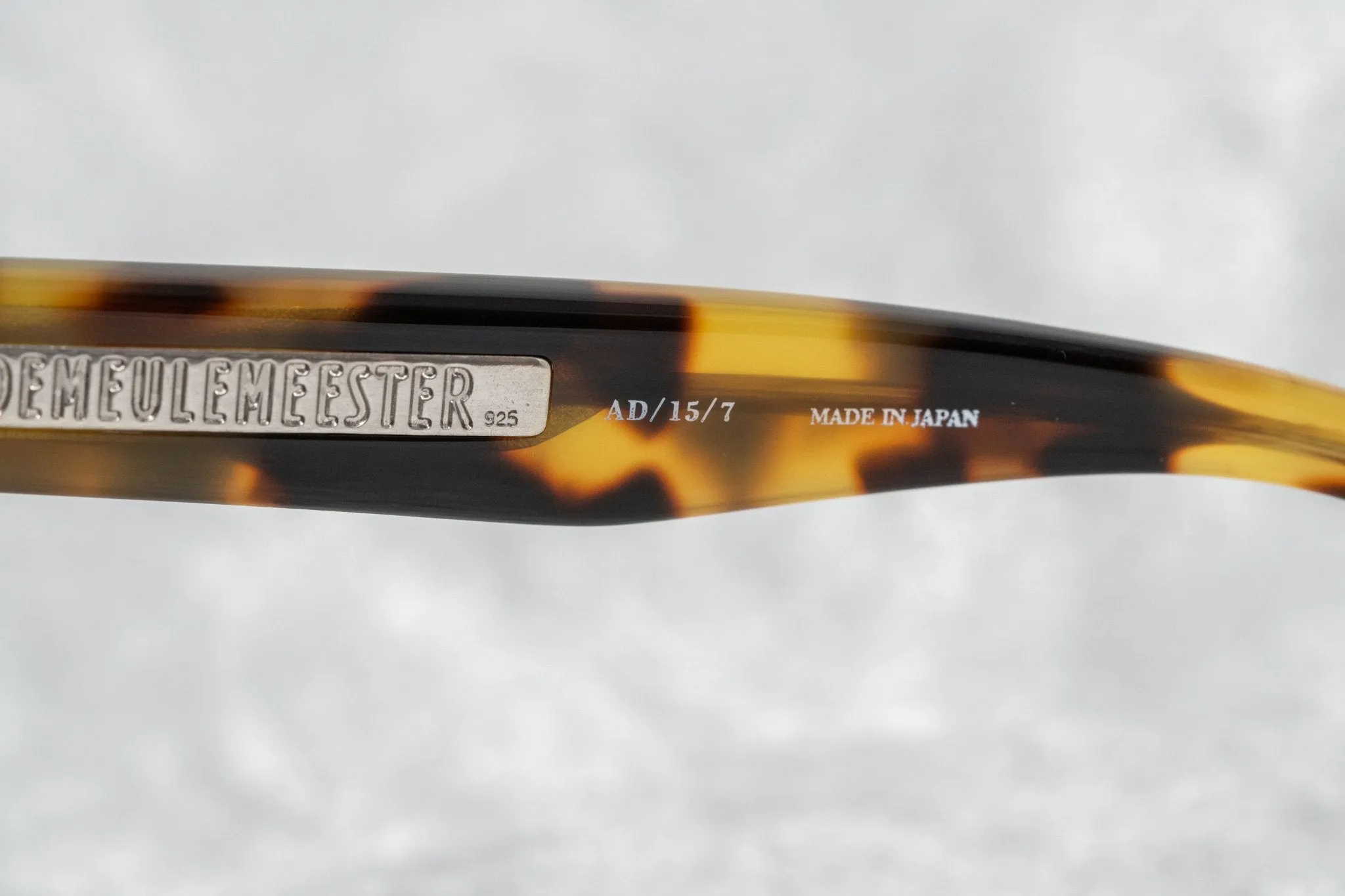 Ann Demeulemeester Sunglasses Rectangular Tortoise Shell and Grey