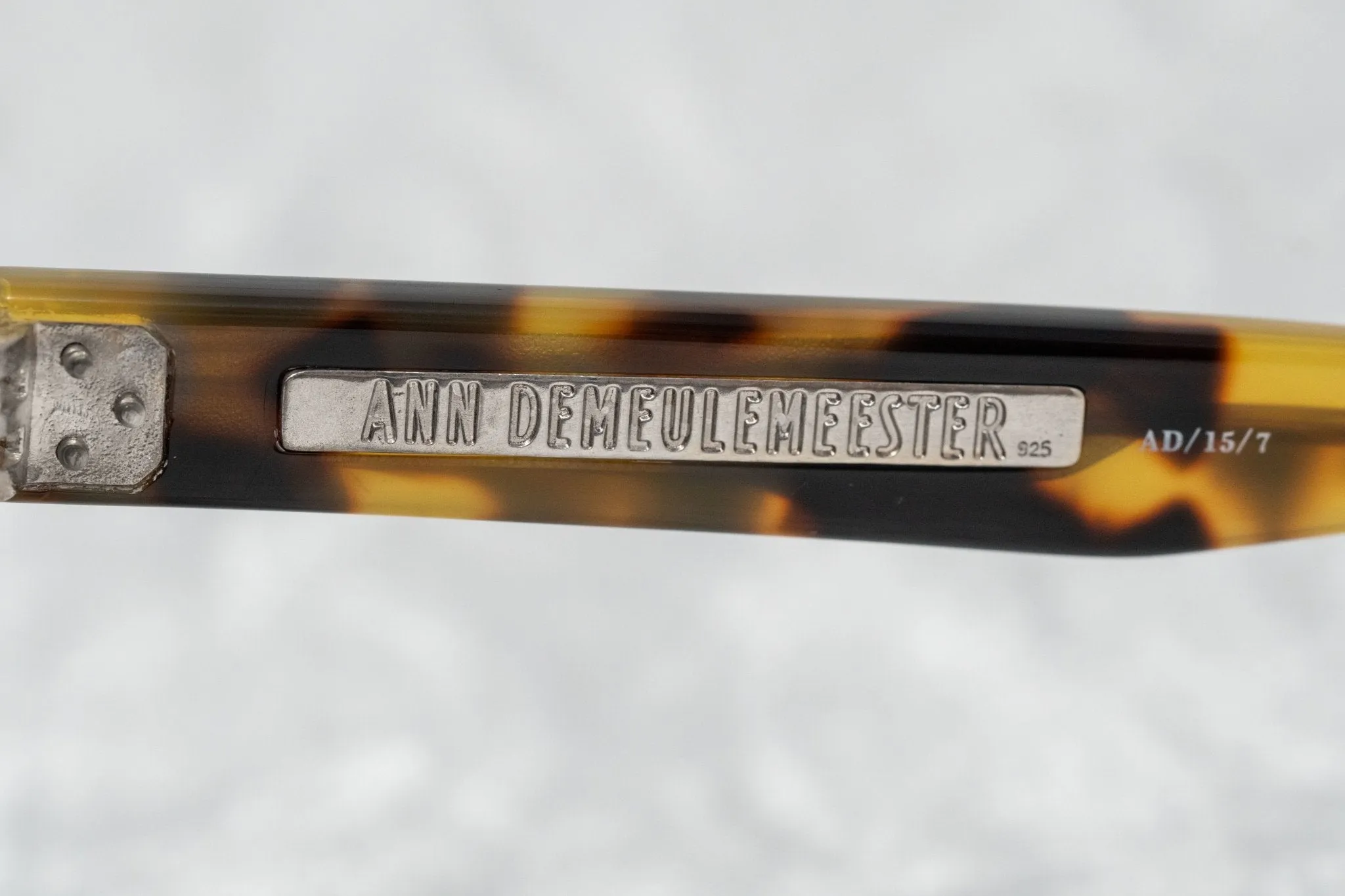 Ann Demeulemeester Sunglasses Rectangular Tortoise Shell and Grey