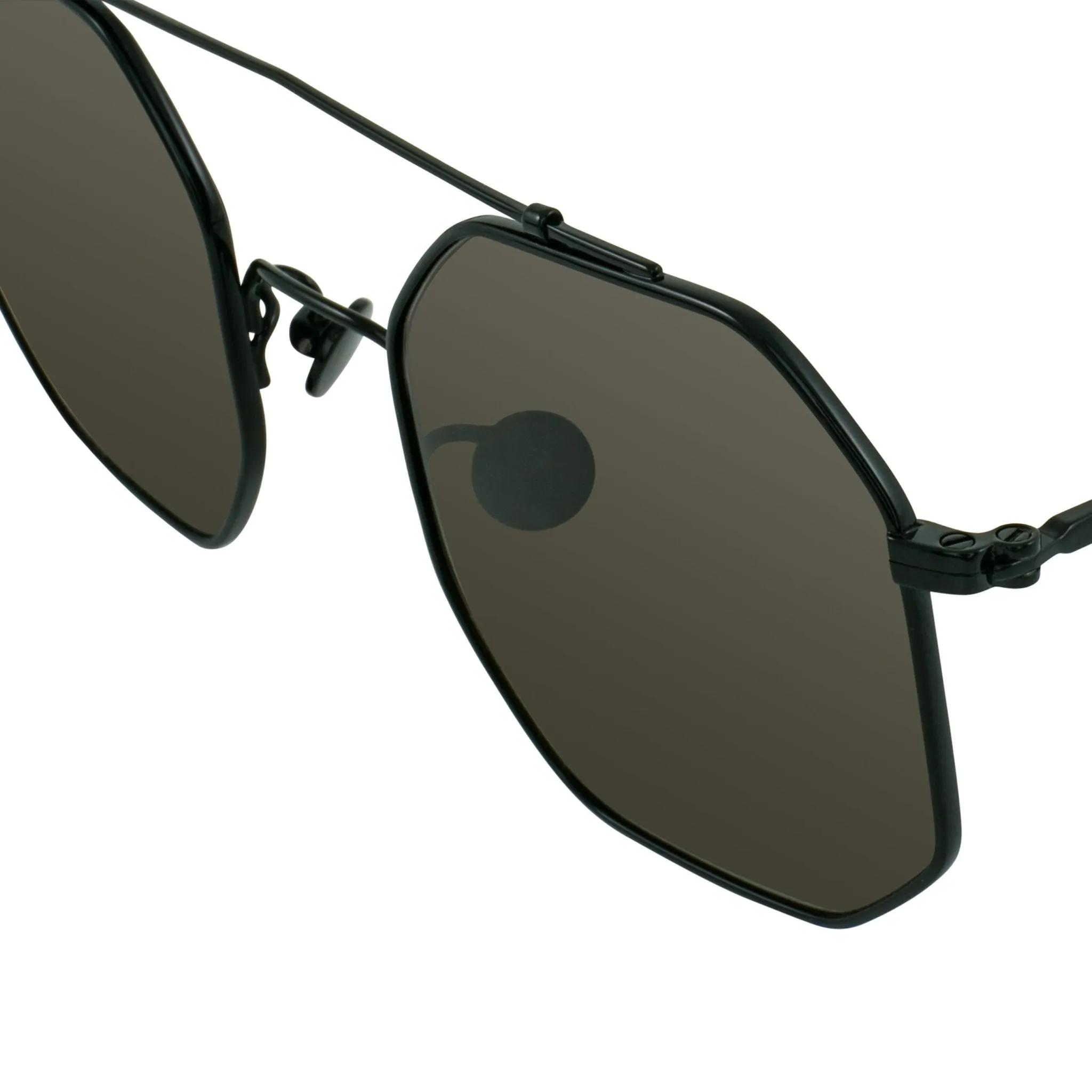 Ann Demeulemeester Sunglasses Square Black and Grey AD52C1SUN