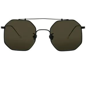 Ann Demeulemeester Sunglasses Square Black and Grey AD52C1SUN