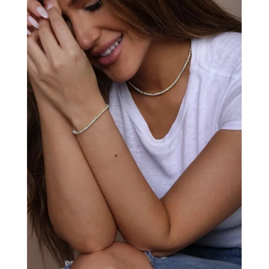 Baby Not Your Basic Diamondette Tennis Bracelet
