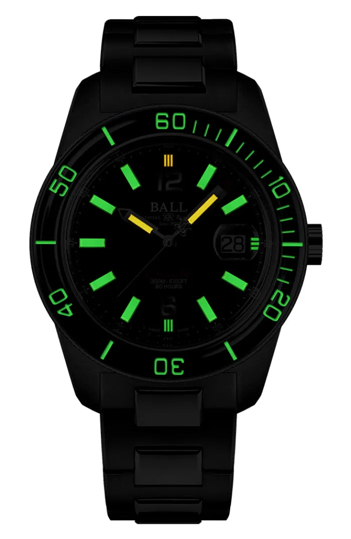 Ball Engineer M Skindiver III Auto Men's Black Watch DD3100A-S1C-BK
