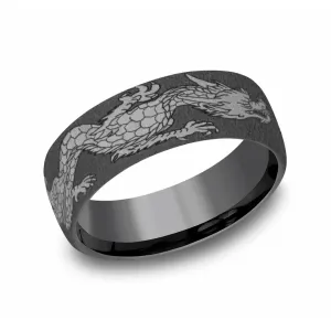 Benchmark 7.5mm Dragon Tantalum Wedding Band
