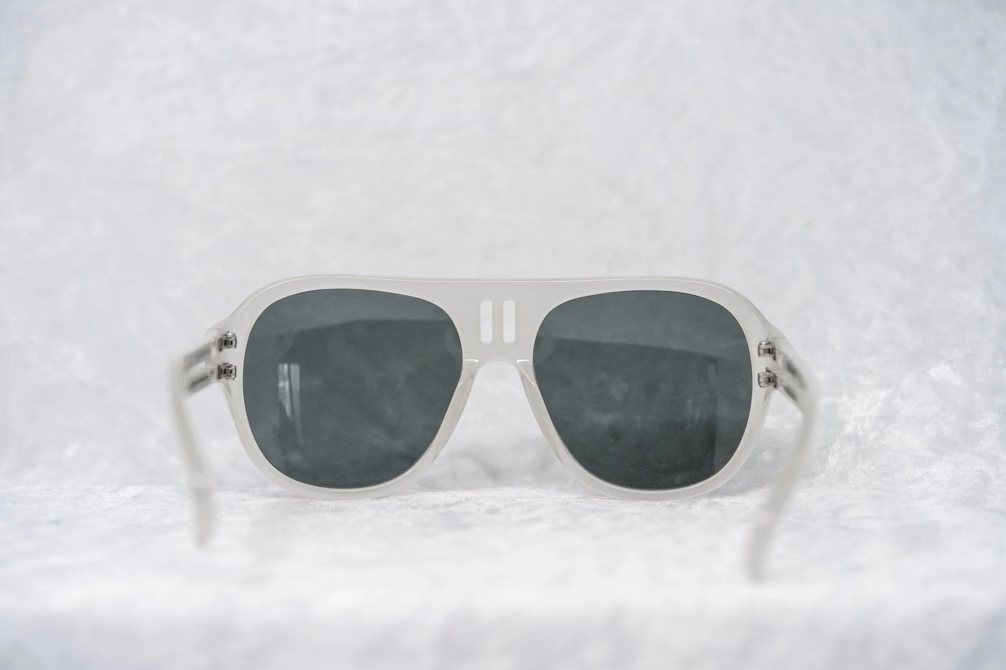 Boris Bidjan Saberi Sunglasses Misty White and Grey
