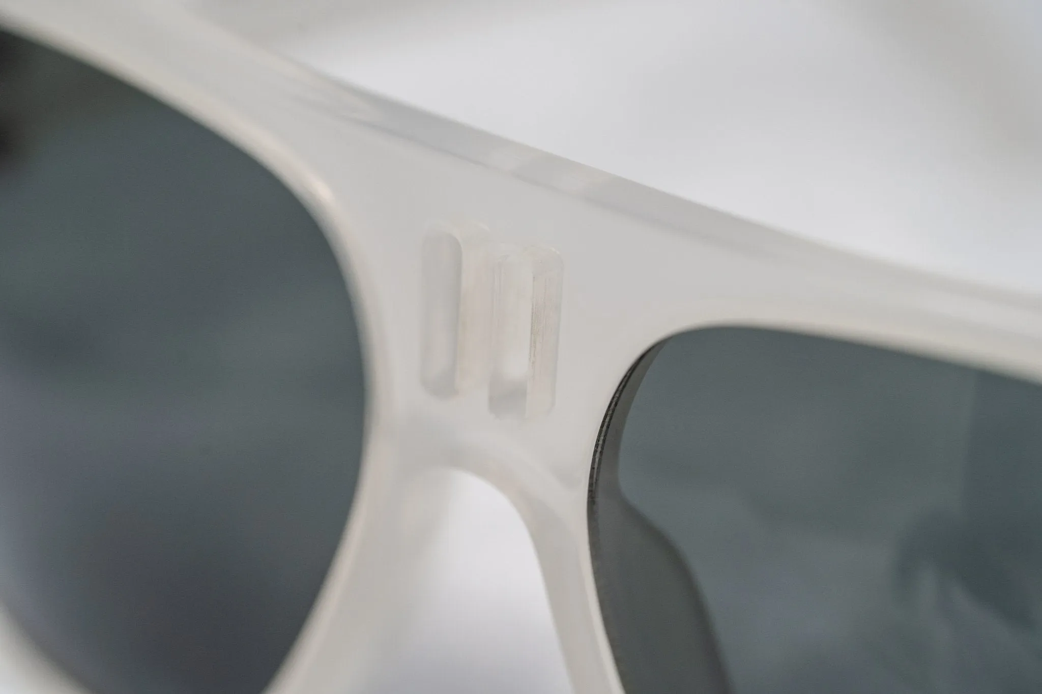 Boris Bidjan Saberi Sunglasses Misty White and Grey