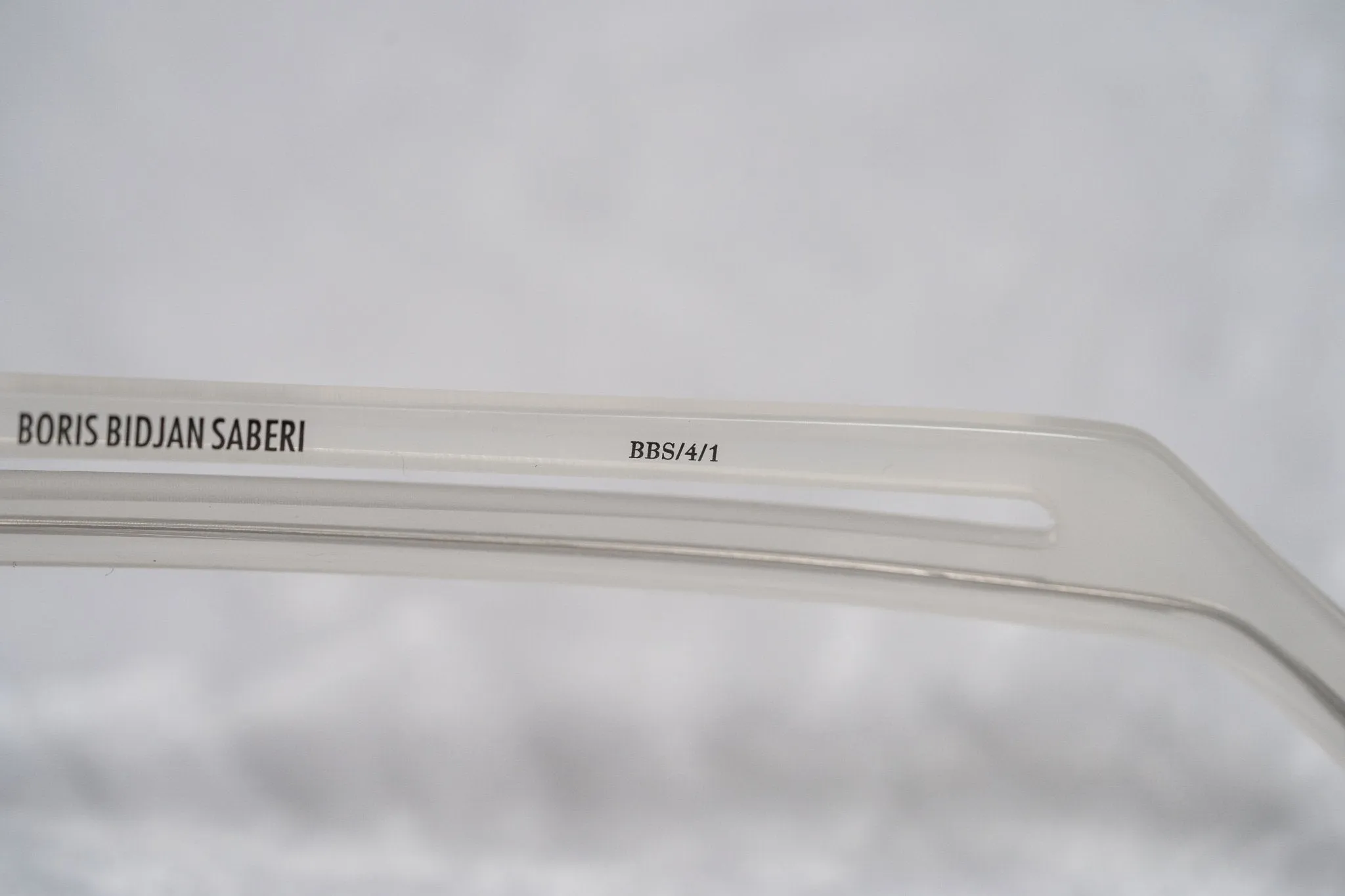 Boris Bidjan Saberi Sunglasses Misty White and Grey