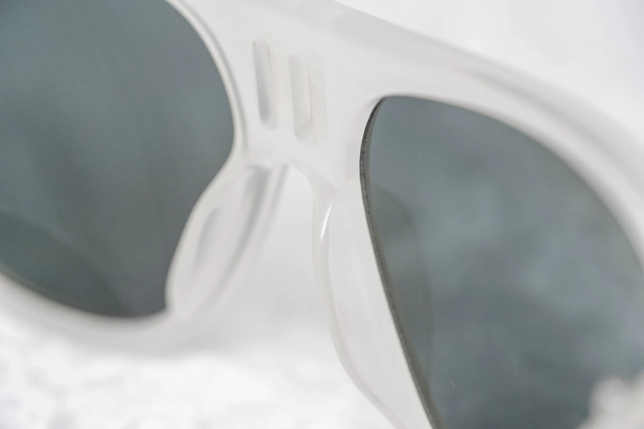 Boris Bidjan Saberi Sunglasses Misty White and Grey