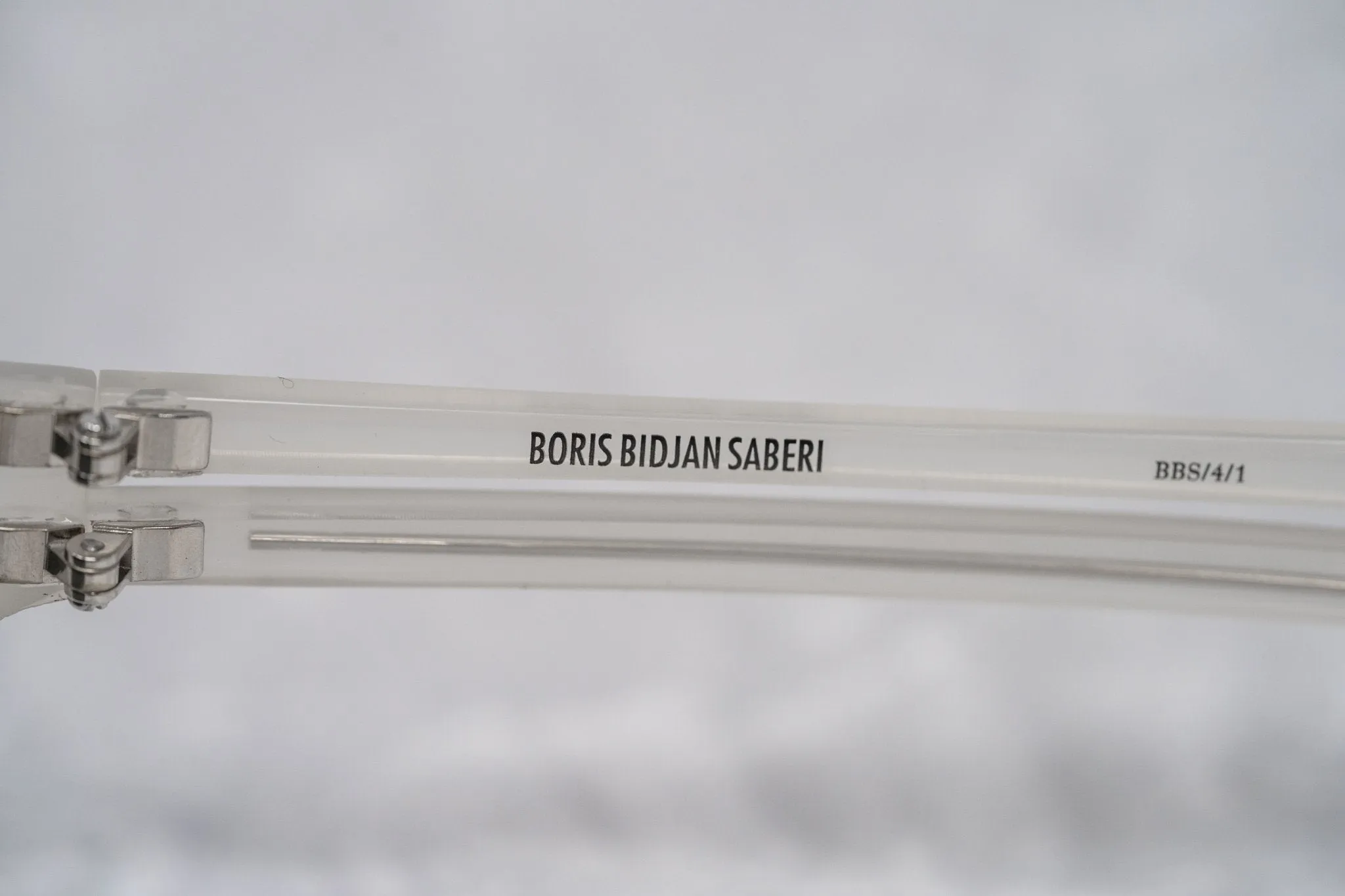 Boris Bidjan Saberi Sunglasses Misty White and Grey