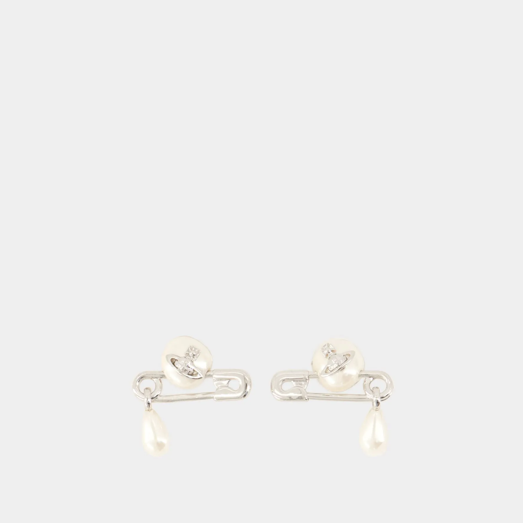 Boucles D'oreilles Claude Small - Vivienne Westwood - Brass - Silver plated