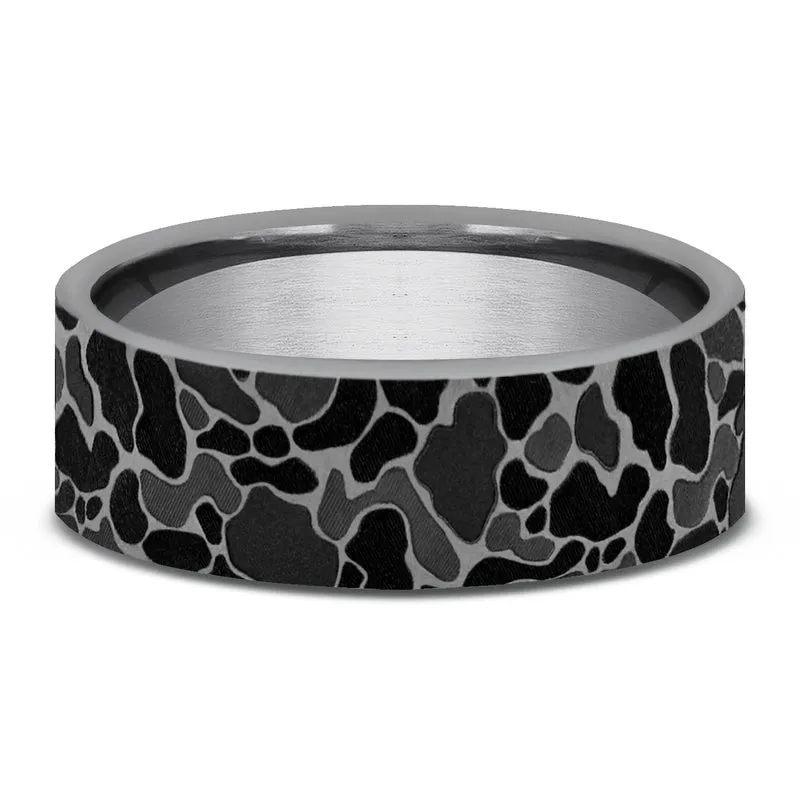 Brook & Branch "The Drake" Tantalum Duck Camo Wedding Band