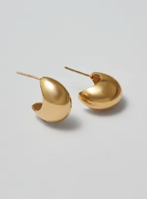 Bubble Gold Plated Earrings