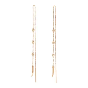 Capsule Pair Gold Plated Earrings w. Crystal