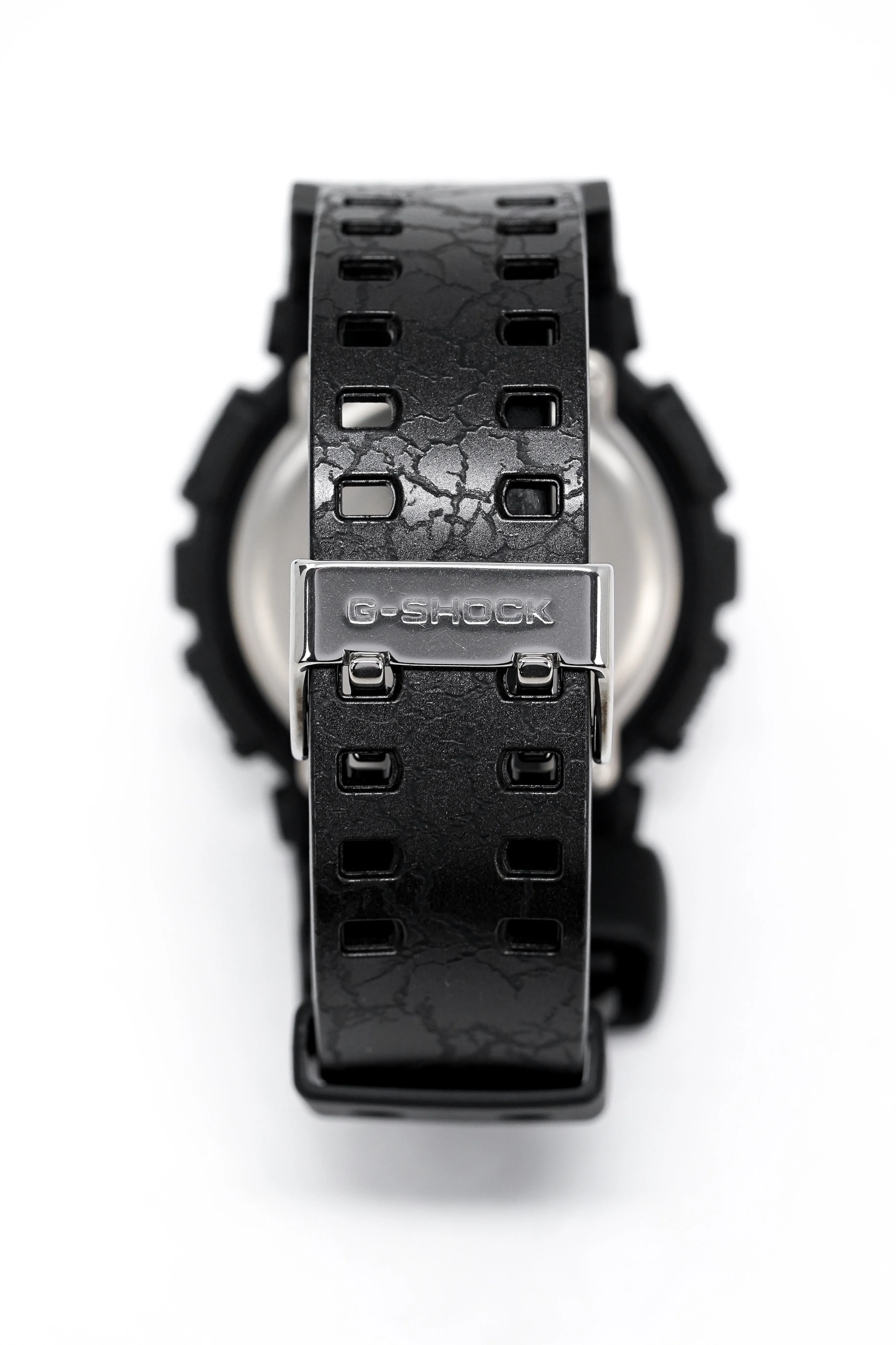 Casio G-Shock Watch Men's Black Crackled GA-100CG-1ADR