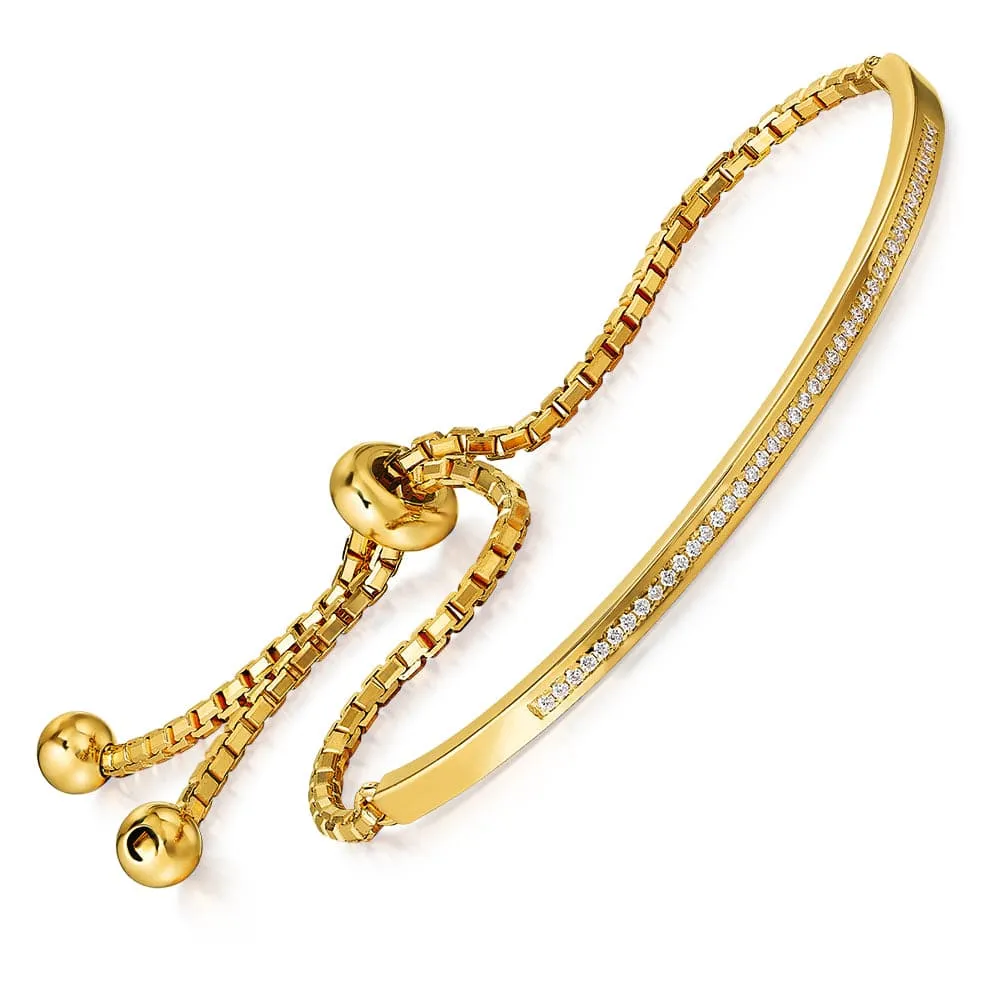 Channel Set Friendship Bracelet