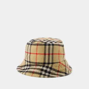 Classic Bucket Hat - Burberry - Cotton - Archive Beige