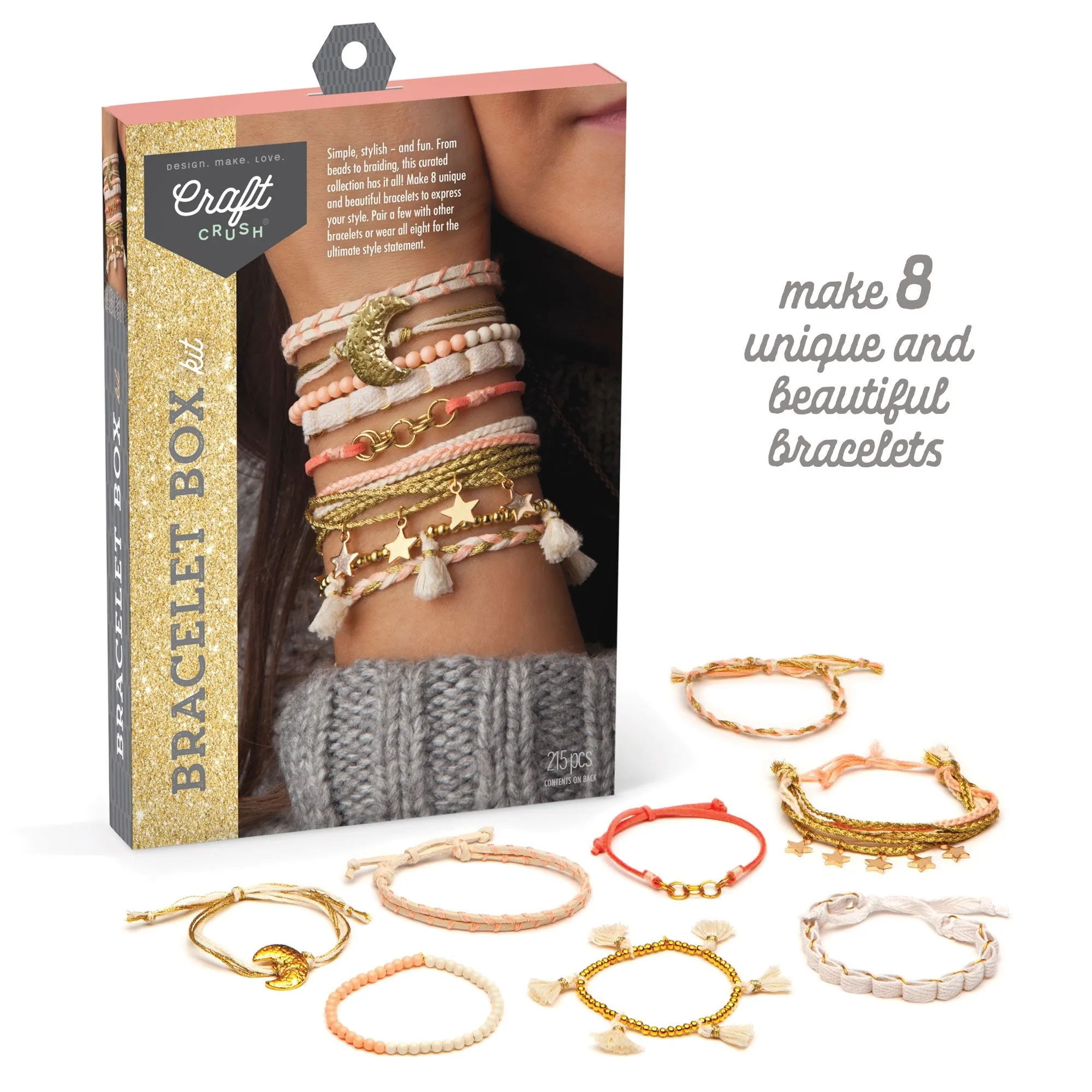 Craft Crush Bracelet Box Kit - Gold