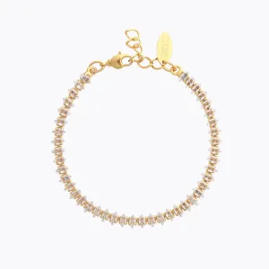 Crystal Navette Bracelet / Crystal Caroline Svedbom