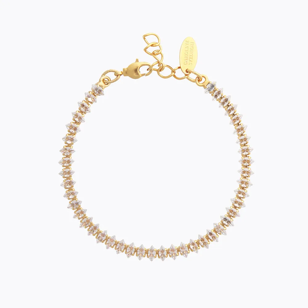 Crystal Navette Bracelet / Crystal Caroline Svedbom