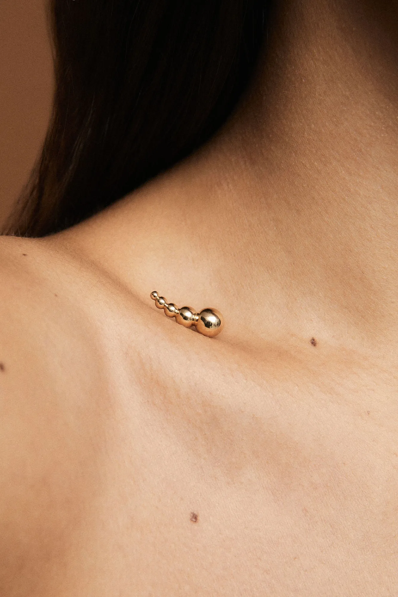 Degrade Nude 18K Gold Earrings