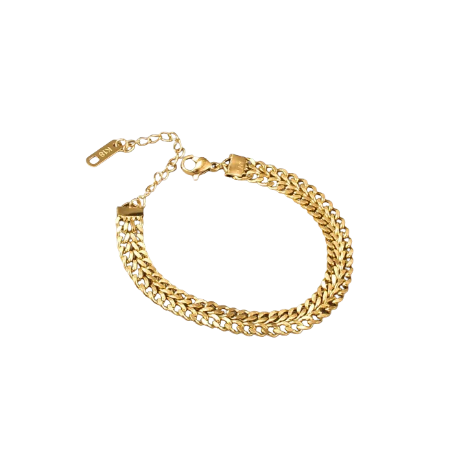 Double Curb Bracelet