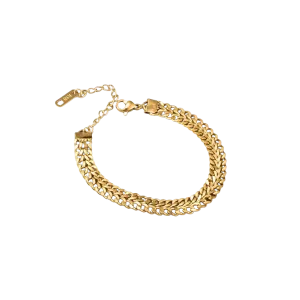 Double Curb Bracelet