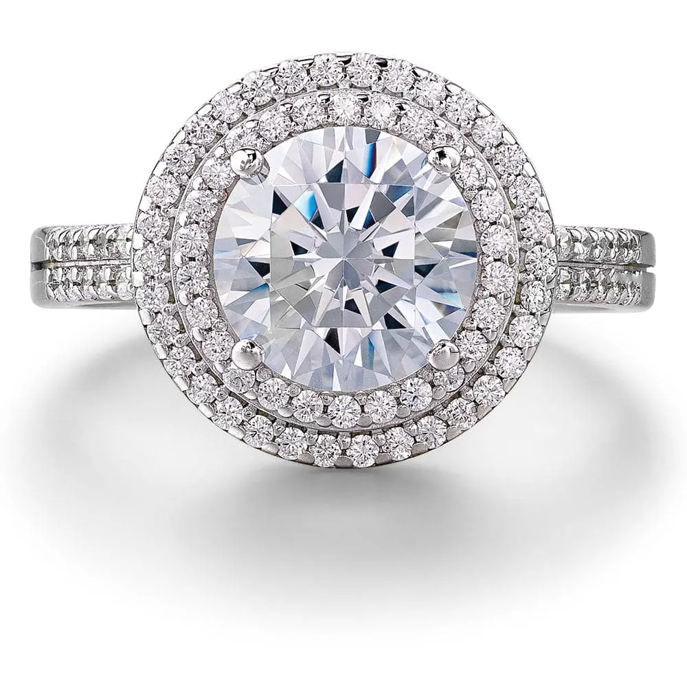 Double Halo Ring