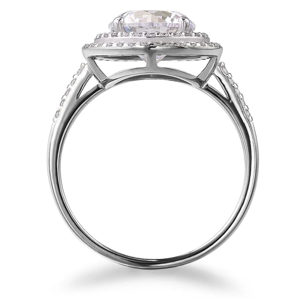 Double Halo Ring