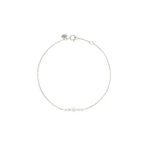 Enchanted to Meet You 18K White Gold Bracelet w. Diamonds