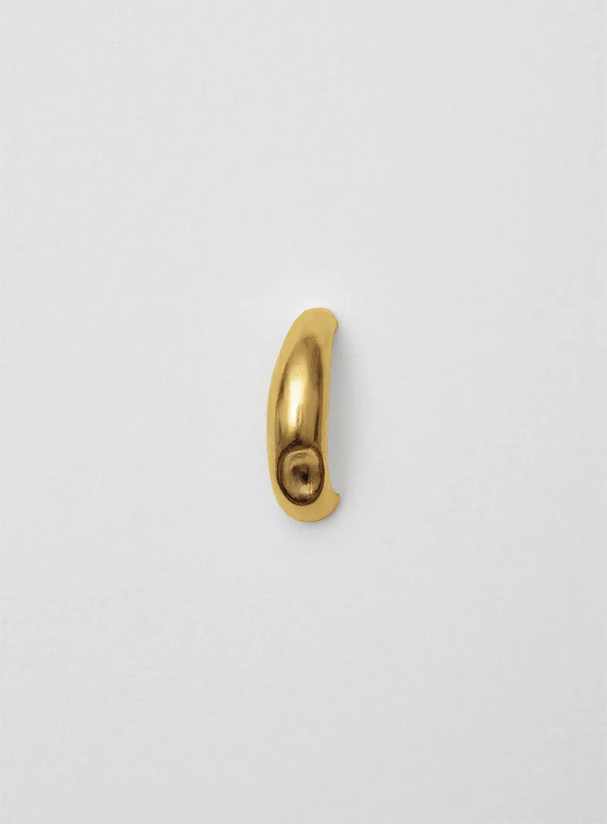 Fat lobe 14K Gold Plated Earring