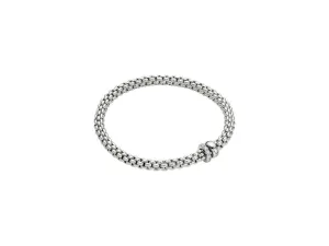Fope Solo 18ct White Gold 0.29ct Diamond Bracelet