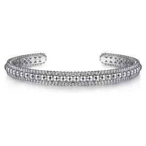 Gabriel Sterling Silver Bujukan Beaded Cuff Bracelet