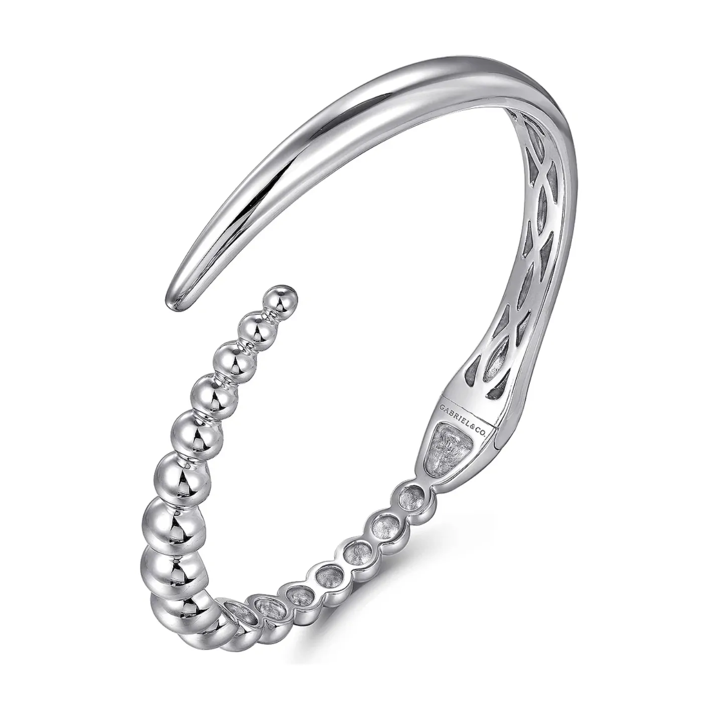 Gabriel Sterling Silver Bujukan Bypass Bangle