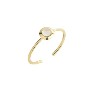 Gems of Cosmo 18K Gold Ring w. Moonstone
