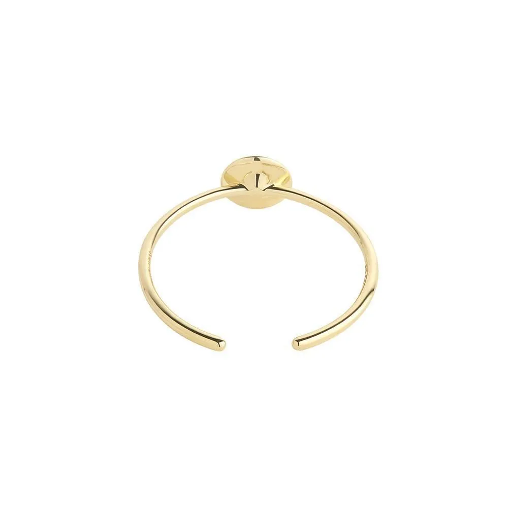Gems of Cosmo 18K Gold Ring w. Sapphire