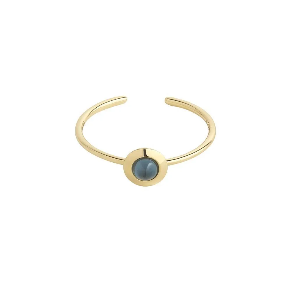Gems of Cosmo 18K Gold Ring w. Topaz