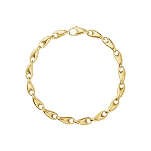 Georg Jensen Reflect 18ct Yellow Gold Slim Bracelet