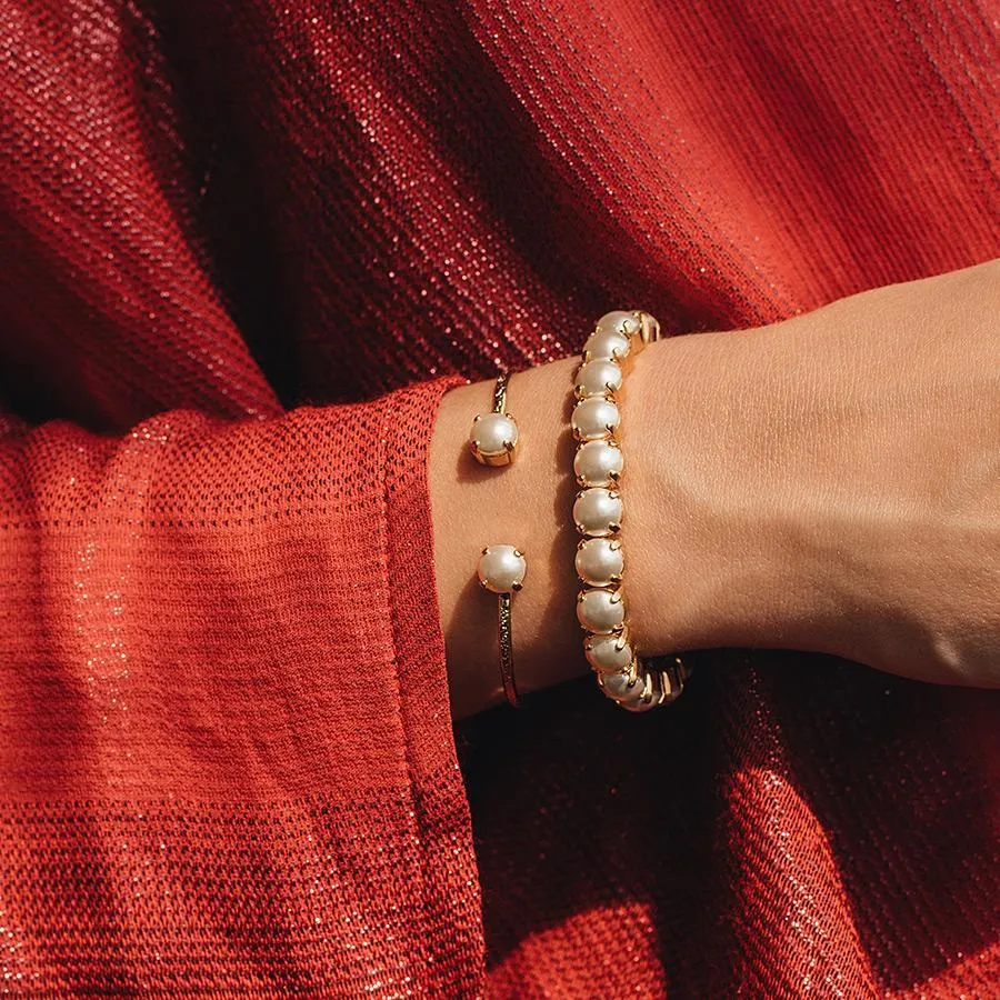 Gia Stud Bracelet / Pearl Caroline Svedbom