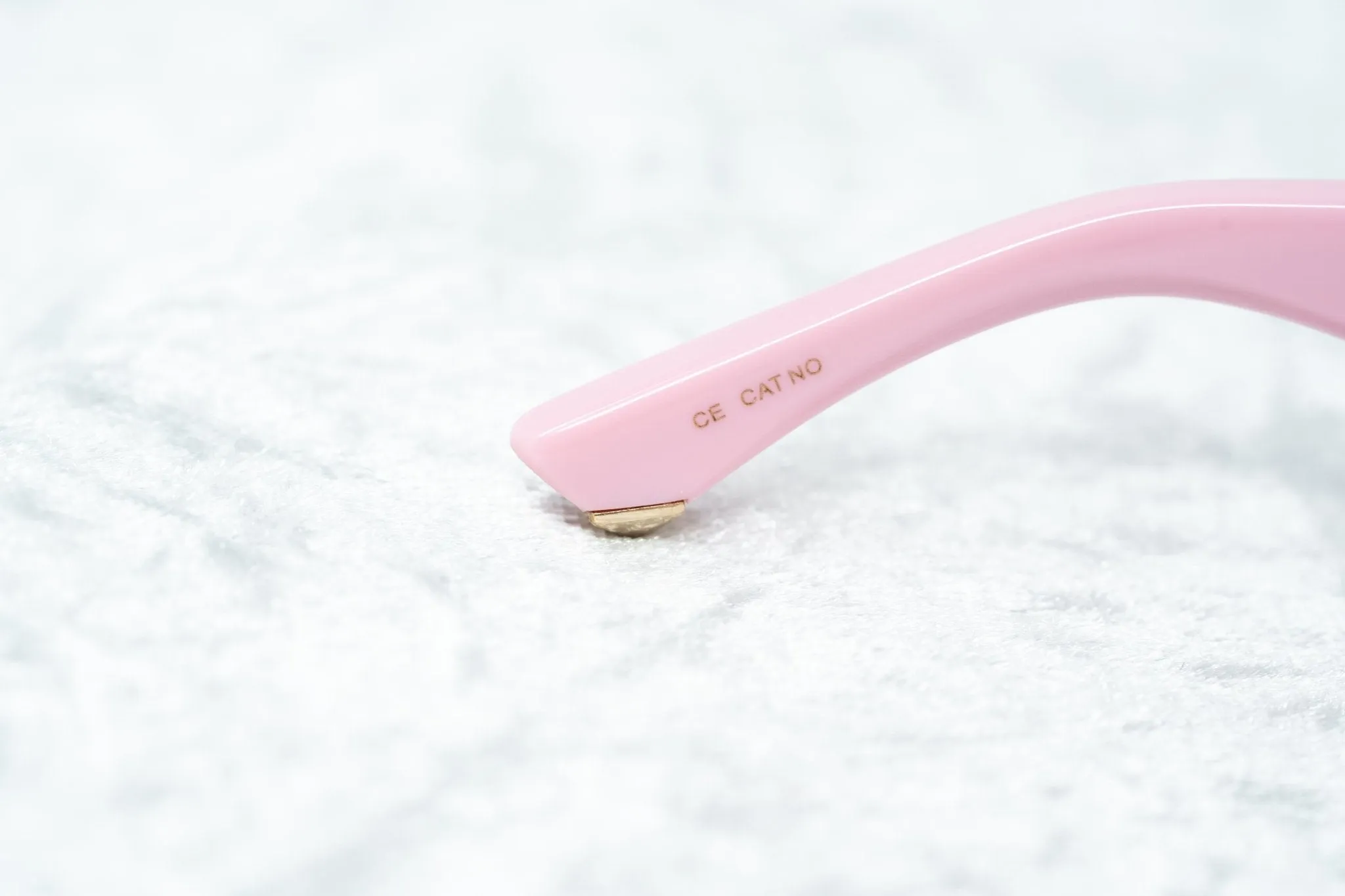 Giles Deacon Sunglasses Shield Pink and Graduated Gold