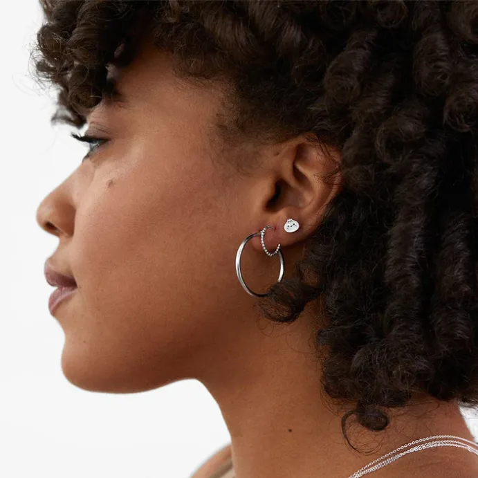 Happy Bao Bun Stud Earrings