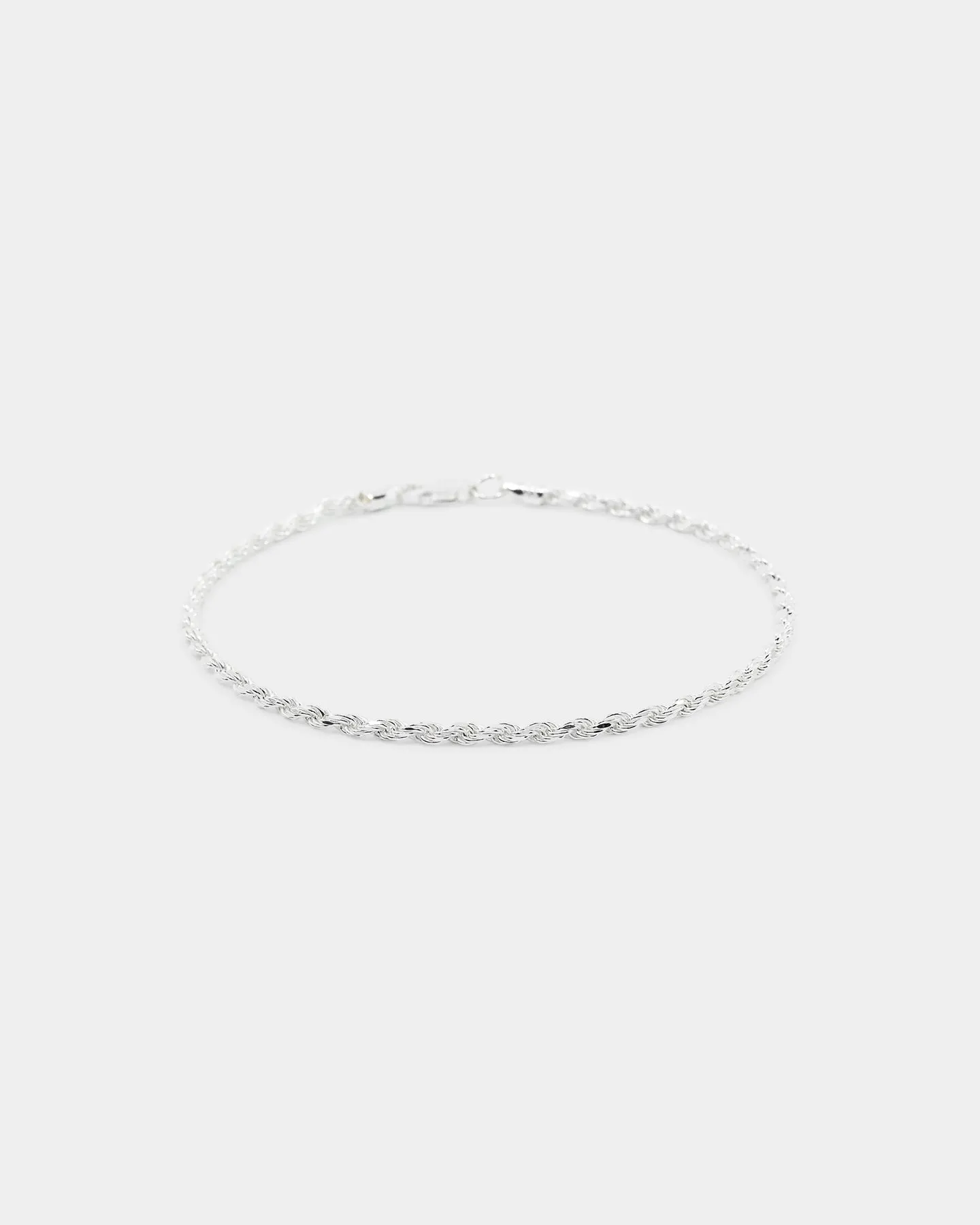 House Of Auric 2.5mm Rope Bracelet Sterling Silver