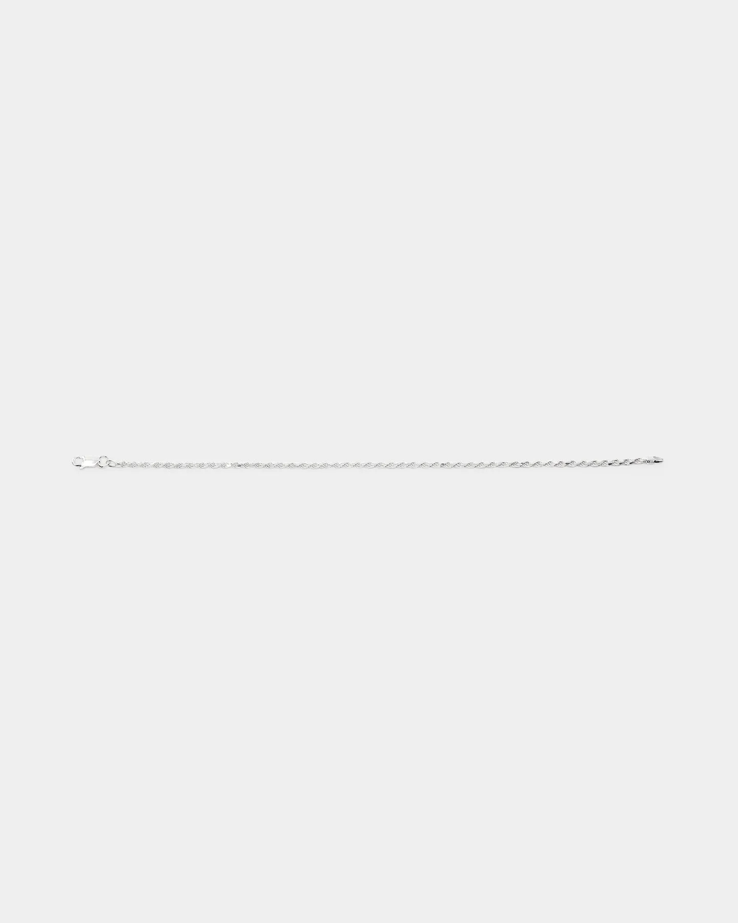 House Of Auric 2.5mm Rope Bracelet Sterling Silver