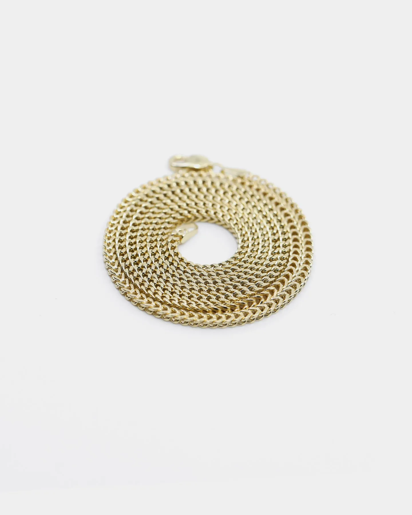 HOUSE OF AURIC 2MM HOLLOW FRANCO 24" CHAIN 10K YELLOW GOLD