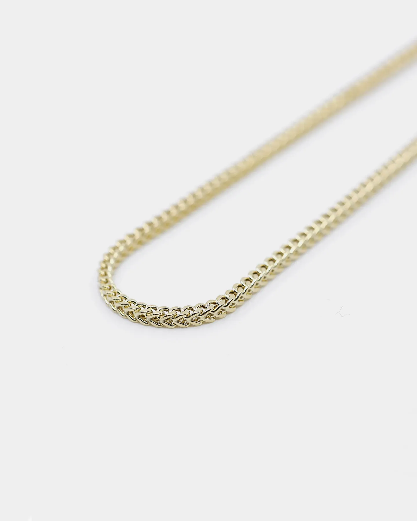 HOUSE OF AURIC 2MM HOLLOW FRANCO 24" CHAIN 10K YELLOW GOLD