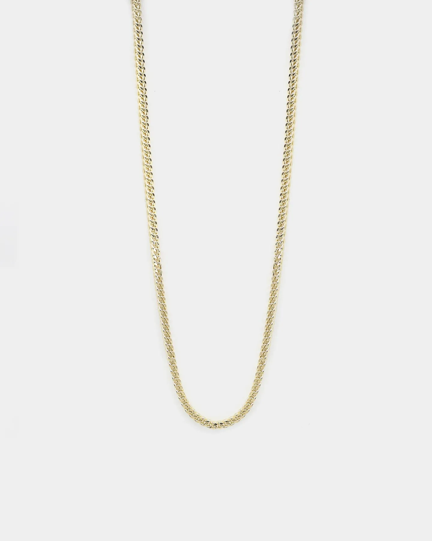 HOUSE OF AURIC 2MM HOLLOW FRANCO 24" CHAIN 10K YELLOW GOLD