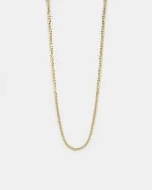 HOUSE OF AURIC 2MM HOLLOW FRANCO 24" CHAIN 10K YELLOW GOLD