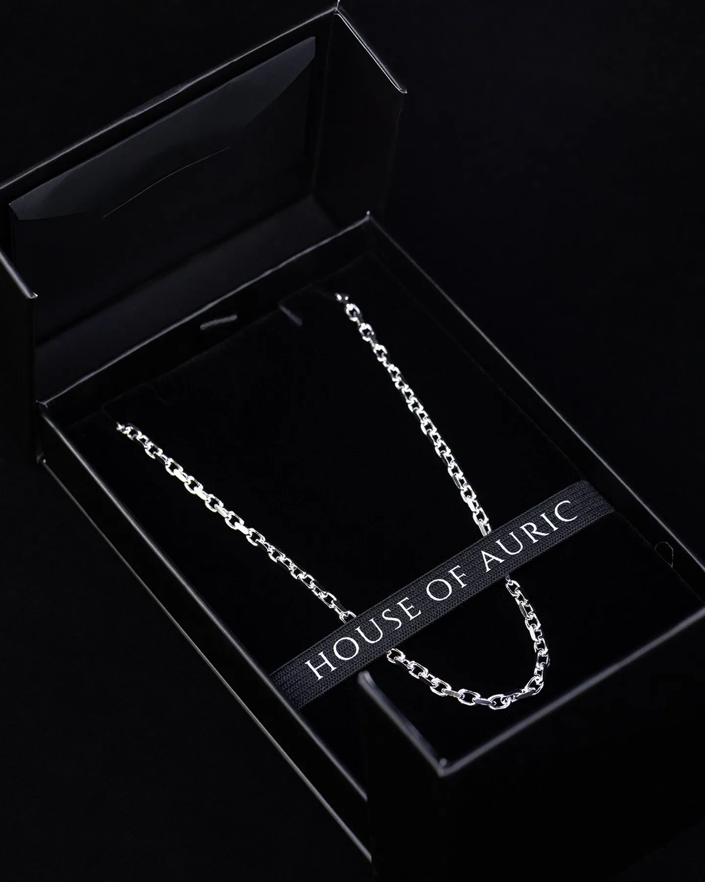 House Of Auric 3.5mm Straight Cut Cable Chain Silver